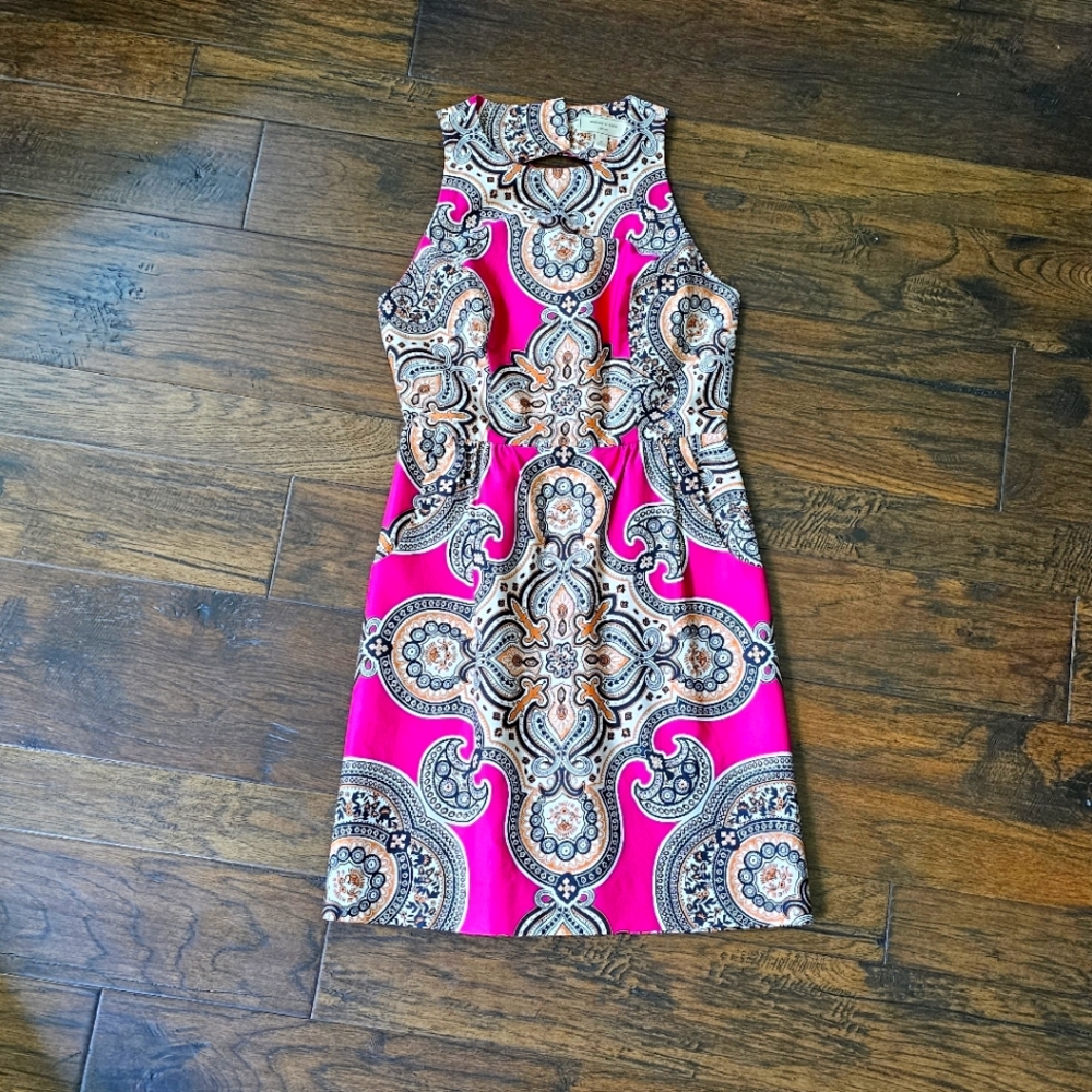 Moulinette Soeurs Pink and Black Backless Dress